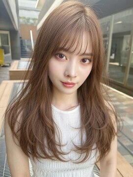 リークフー(Ree cu fuu) レイヤーカット透明感カラーブリーチ無しカラー夏カラー