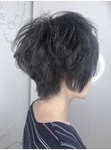 黒髪ショート×甘辛ショート