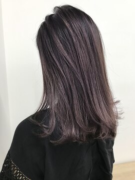 キューズ クラブ(cuz KLUB) 【cuzKLUB】ピンクグレー×ミディアム