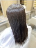 サラ髪ストレート