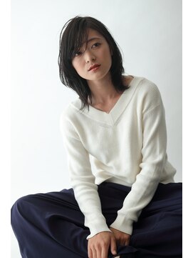 オーガニックエコ 川越(organic+eco) ミディアムウルフレイヤー【川越/イルミナカラー/ヘッドスパ】