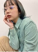 ミディアムショート外ハネフェザーバンク[新百合ヶ丘/新百合ヶ丘