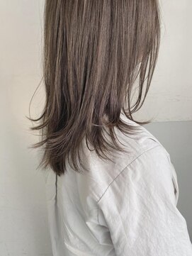 キャンバス バイ ネオリーブ 横浜西口(Canvas by neo.) ロングレイヤー ブリーチなしシアーベージュ【sk】