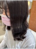 20代　ビターショコラ　鎖骨ミディアム　髪質改善　