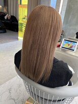 ロンドルーチェ 心斎橋(Lond luce)&nbsp;ダークアッシュ/ミディアムレイヤーカット［髪質改善/縮毛矯正］