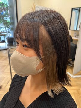 アルター(aL ter) 顔まわりカット×イヤリングカラー