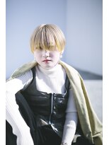 シー ヘアデザイン(see hair design)&nbsp;white ベージュ × neon yellow