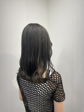 エイト プラット 渋谷2号店(EIGHT plat) ダークグレー　韓国風艶感カラー