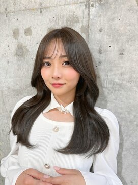 シーシンジュク 新宿南口(Sea shinjuku) 韓国風前髪×レイヤーカット【髪質改善/新宿/レイヤーカット】