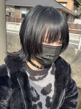 ヘアショップ ホップエム(HAIR SHOP HOP M) ウルフカット/ウルフ女子/顔まわり/ミディアム