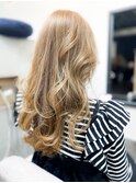 ベージュ・ロングスタイル