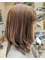 グラムゼロ&nbsp;セミロングレイヤースタイル