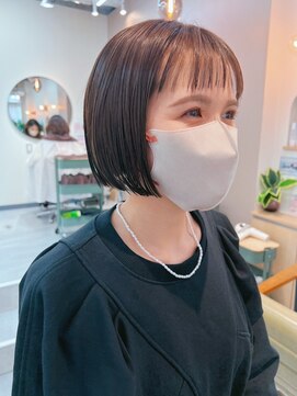 シビバイレボ(CIBI by revo) 地毛風カラー/ナチュラルレイヤーカット/ショートボブ[船橋]