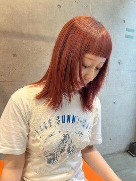 キャロルガーデンズ ボコカ 表参道(Carroll Gardens bococa) ブリーチなしカラー/オレンジ/ピンクオレンジ