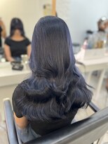 ブレンド 渋谷(BLend)&nbsp;縮毛矯正.レイヤーカット.ブルーブラック.髪質改善. ヘアカラー