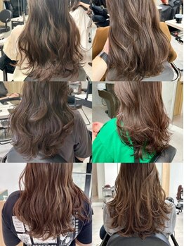 エル 北千住(elu)の写真/【北千住駅西口】《カット+カラー¥5400～》透明感＆艶感で髪を綺麗に見せる色っぽカラーに。[elu北千住]