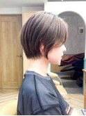 美髪×髪質改善ショートボブブリーチなしダブルカラー[柏]