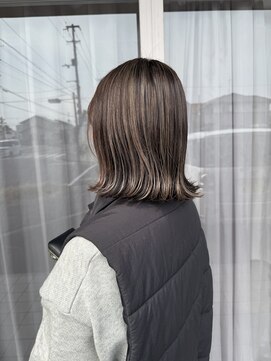 タプ(tapu) ハイライトボブスタイル