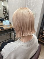 アルレン(Allen)&nbsp;ブロンドベージュ【宇都宮/美容室/切りっぱなしボブ】