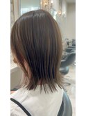 愛されセミディ/軽め外ハネレイヤー/ぱっつん/似合わせカット