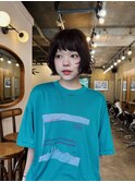 レイヤーボブ/ボブパーマ/ニュアンスパーマ/20代30代