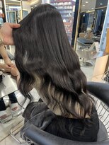 ラピス 渋谷本店(Lapis) 韓国風透明感ブラックカラー/シールエクステ/スーパーロング