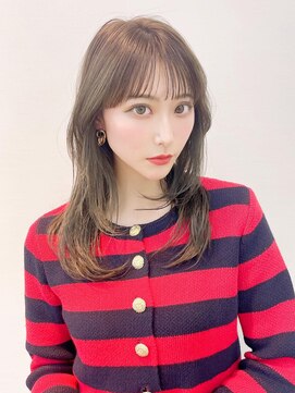キミトヘアデザインアンドスパ(Kimito Hair design&spa) レイヤー　モーヴピンク　オリーブグレー　ヘーゼルグレージュ