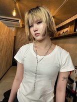 パレット 難波(Palette)&nbsp;ショートウルフホワイトグレージュミニウルフオリーブグレージュ