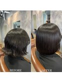 【髪質改善美髪矯正】髪質改善×縮毛矯正