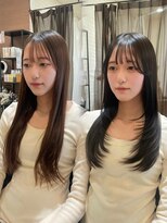 ヘアメイク シュシュ(Hair make chou chou)&nbsp;レイヤーカット　髪質改善　お顔周りカット