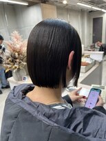 ピンク バイ アンジェリカ 瓢箪山店(PINQ by ANGELICA)&nbsp;切りっぱなしボブ
