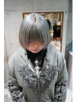 シィーム(cime) ホワイトシルバー ハイトーン ダブルカラー