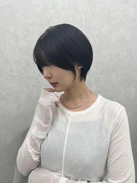 ネイロ 北千住(NeiRo) 小顔ショートボブカラー大人ショートボブひし形ショートカット