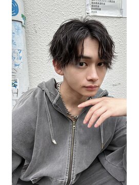 ヘア ルミナス バイ フォルテ(HAIR LUMINAS by FORTE) サーフカール/刈り上げセンターパート/波巻きツイストスパイラル