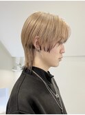 ミルクティーベージュ/ケアブリーチ/ブリーチ/表参道/原宿