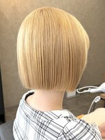 コク 千葉駅西口(COQU)&nbsp;タッセルボブ × ミルクティーブロンド【千葉優希】
