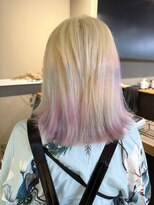 派手髪・ハイトーンカラー・デザインカラー・ブリーチ専門美容室&nbsp;ブリーチハイトーンホワイトブリーチ派手髪ユニコーンカラー