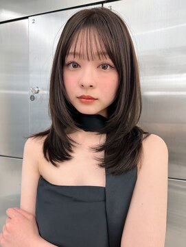 サンドハーツギンザ(sand Hearts ginza) ナチュラルストレート x セミロング(20代向け) カット