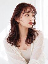 ビューティーアンドフリーハコ(Beauty&Free HACO)&nbsp;暖色ブラウン×レイヤーミディ