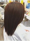 ストロベリーピンクで美髪ラウンドボブディ