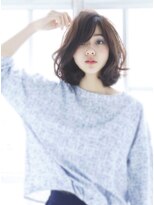 シャンプー 本店(SHAMPOO)&nbsp;ほつれたパーマがリラクシーナなリラックス系重軽ミディ