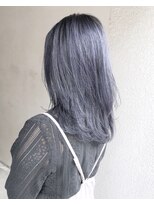 ヘアーアンドアトリエ マール(Hair&Atelier Marl)&nbsp;【Marl】ブルーラベンダーカラーのセミディ♪