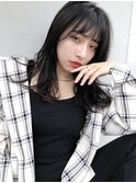 ナチュラルストレート_ネイビーカラーフレンチボブ_26014