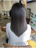 サラサラストレート。