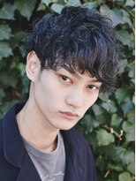 バイフィフス 原宿/表参道(by fifth)&nbsp;マッシュショート/ハイスパイラルパーマ/黒髪/ツーブロック ○