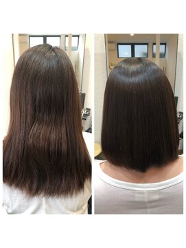 ヘアーグラン(Hair Gran.) 縮毛矯正施術例