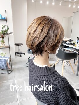 美容室 ツリー(Tree) ノンブローでおさまる大人スタイル『Tree hairsalon 』本厚木