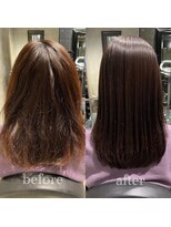 エノア 青山(ENORE)&nbsp;ハイダメージ毛対応縮毛矯正＋架橋式髪質改善トリートメント