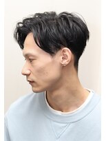 ヨシザワインク プレミアム 築地店(YOSHIZAWA Inc. PREMIUM)&nbsp;刈り上げ高め前下がりツーブロアップバングナチュラルショート