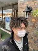 aile/メンズツイストスパイラル×ハイライト